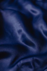 Deep navy double-faced satin